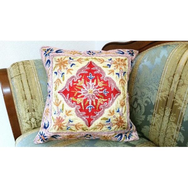 タイ輸入 クッションカバー ピロー ケース 40 40センチ シルク 花柄 植物柄 ピンク イエロー レッド オール刺繍 ハンドメイド ヨーロッパ風 Buyee Buyee Japanese Proxy Service Buy From Japan Bot Online