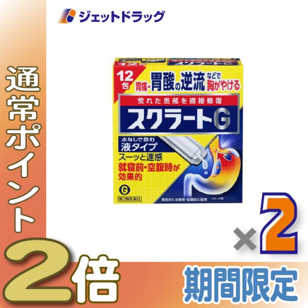 【第2類医薬品】スクラートG 12包 ×2個〔しっしん・かぶれ・かゆみ〕