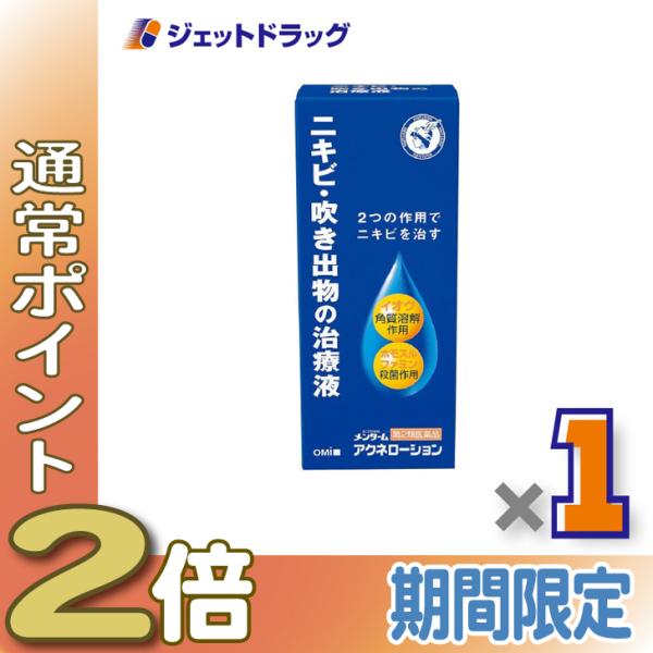 【第2類医薬品】近江兄弟社メンターム アクネローション 110mL ×1個〔イオウ配合・ニキビケア〕