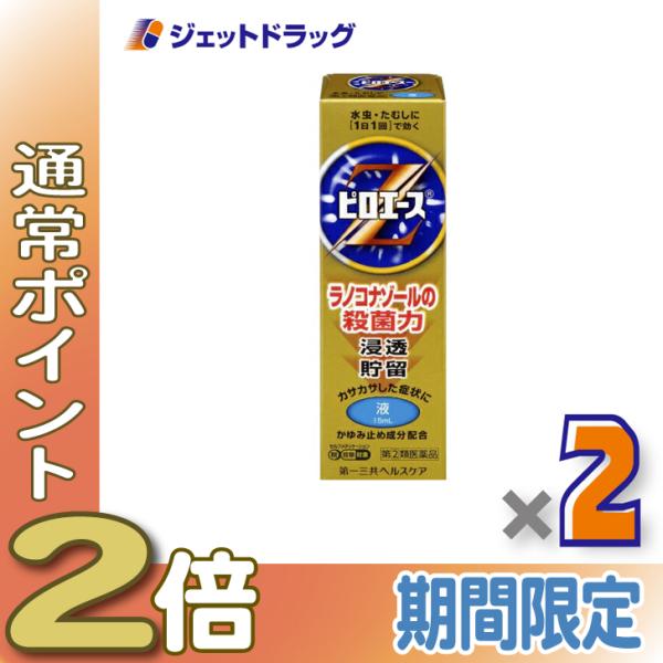 【指定第2類医薬品】ピロエースZ液 15mL ×2個 ※セルフメディケーション税制対象商品 (612212)