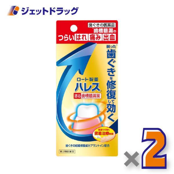【第3類医薬品】ハレス口内薬 15g ×2個〔歯槽膿漏・歯肉炎〕