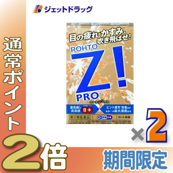 【第2類医薬品】〔目薬〕 ロートジープロ 12mL ×2個 ※セルフメディケーション税制対象