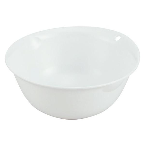 【商品説明】●洗いやすい形と素材に安心の抗菌加工をプラスしました。【仕様】●型番：GHAH521　●外形寸法（mm）奥行：243　●外形寸法（mm）高さ：103　●色：ホワイト　●タイプ：丸型ザル　●外形寸法（mm）間口：234　●ポリプロ...