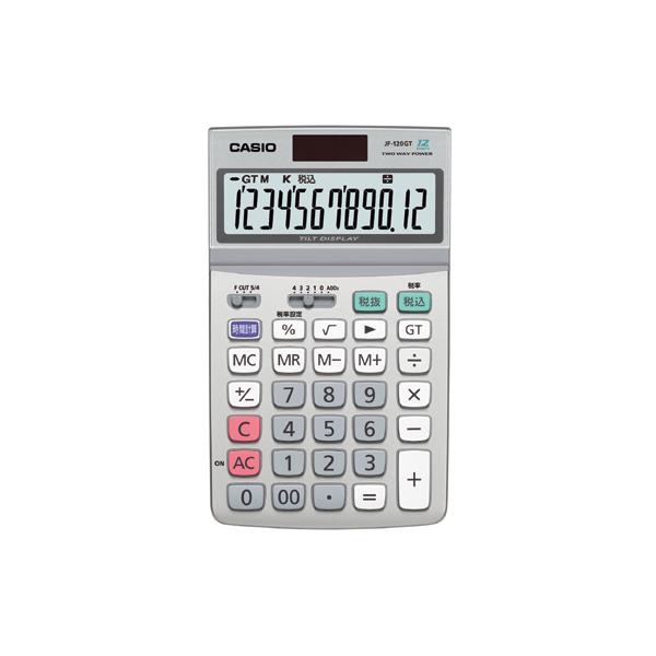 他サイト： カシオ 中型卓上電卓 JF-120GT-N 実務電卓 一般 文具の商品画像