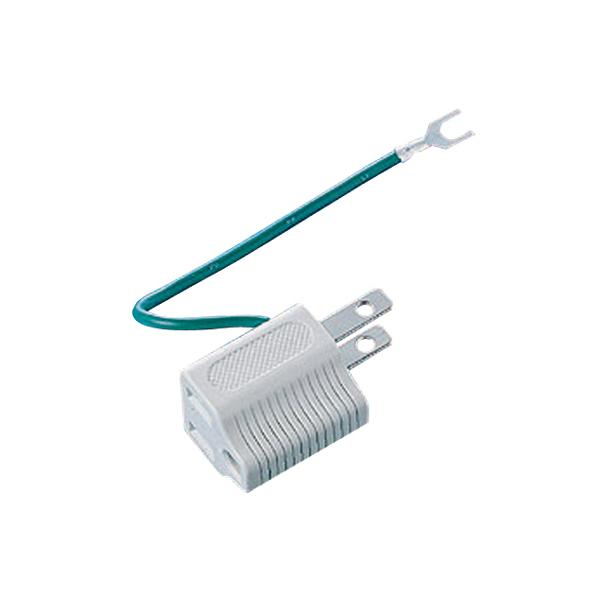 他サイト： サンワサプライ 3P→2P変換アダプタ グレー TAP-AD1GYN 電源タップ ＯＡタップ関連品 ＯＡタップ 配線パーツ 家電の商品画像