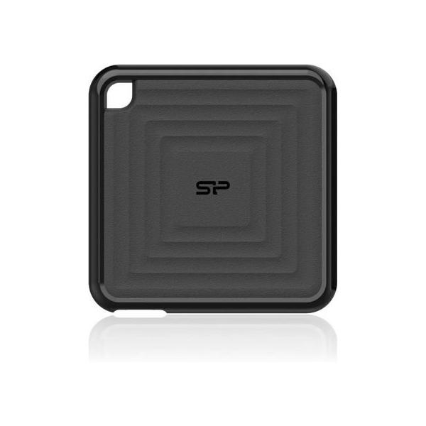 シリコンパワー 外付けSSD 240GB SP240GBPSDPC60CK Silicon Power（シリコンパワー） ポータブルSSD 240GB ブラック
