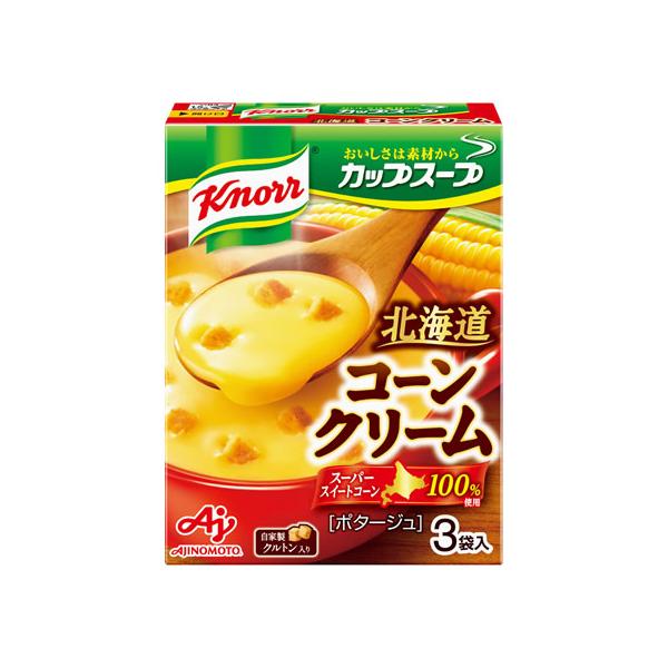 他サイト： 味の素 クノール カップスープ コーンクリーム 3袋入り ポタージュ スープ インスタント レトルト 食品の商品画像