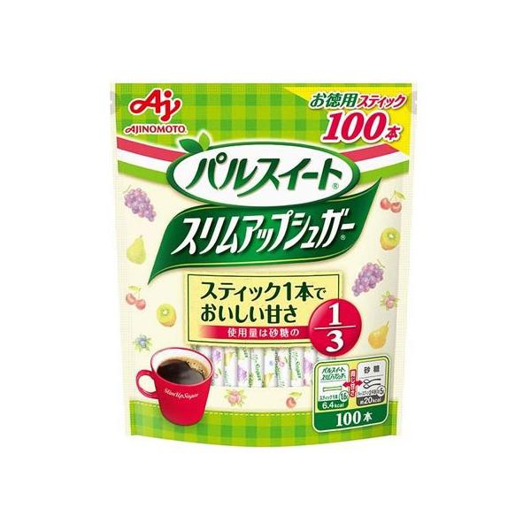 他サイト： 味の素 パルスイート スリムアップシュガー 1.6g×100本入の商品画像