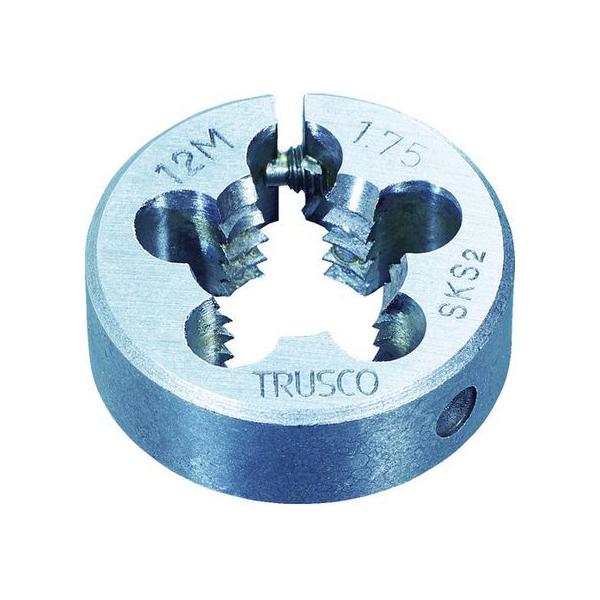 �y�����񂹁zTRUSCO �ۃ_�C�X 38�a M10×1.5 (SKS) T38D-10X1.5 �˂��؂�H�� �^�b�v �_�C�X �؍�H�� ��Ɨp�i �H��