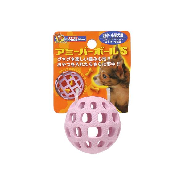 【商品説明】線を組み合わせたようなデザインの素早くころがすことのできるボールタイプ。【仕様】●用途：おもちゃ（超小型、小型犬）●注文単位：１個●天然ゴム使用。●アミ目のすき間からおやつを入れれば、トリーツ玩具としても楽しむことができます。　...