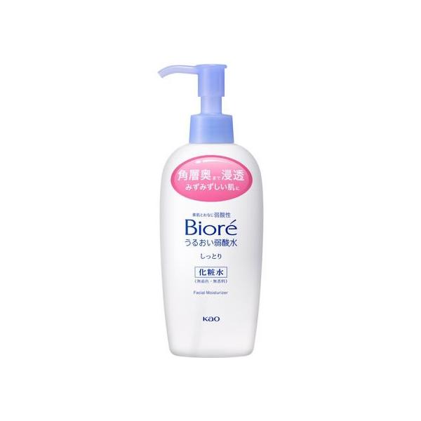 KAO ビオレ うるおい弱酸水 しっとり本体 200mL 化粧水 ウォーター 基礎化粧品 スキンケア
