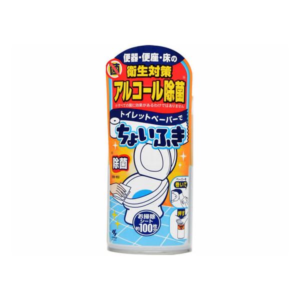 【商品説明】●ワンプッシュでトイレットペーパーを洗浄除菌シートに変え、尿のとびちり、便器や床のちょっとした汚れをすぐに掃除できます。●洗浄、除菌成分の働きでトイレをいつも清潔に保てます。【仕様】●注文単位：１本（１２０ｍｌ）●液性：中性●１...