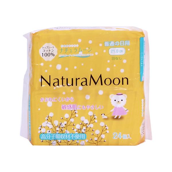 他サイト： G-Place ナチュラムーン 生理用品 ふつうの日用 羽なし 24個 ナプキン 生理の商品画像