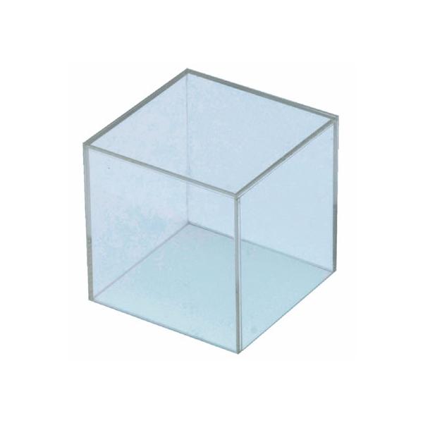クルーズ アクリルボックス 5面体 10cm AB-100 ディスプレイケース ディスプレイボックス 店舗什器値札 陳列 ＰＯＰ 掲示