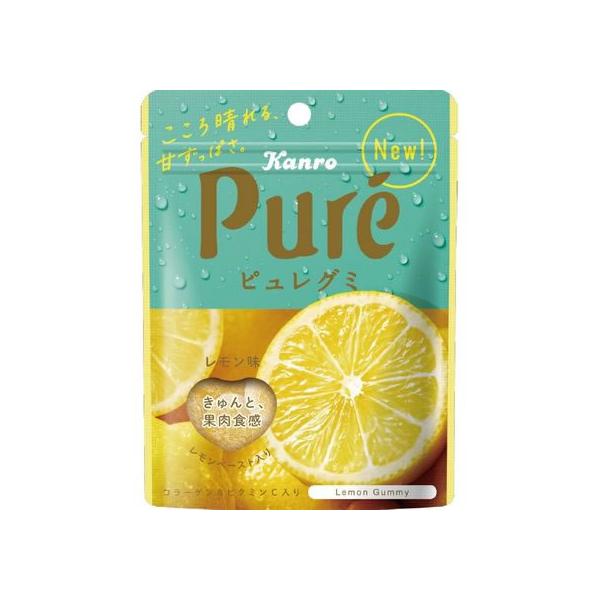 Kanro（カンロ） ピュレグミ レモン 56g グミ 飴 タブレット お菓子
