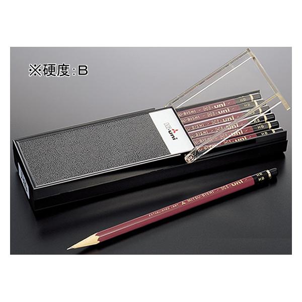 他サイト： 三菱鉛筆 ハイユニ B 12本入 HUB 鉛筆 Ｂの商品画像