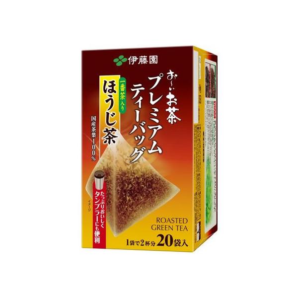 他サイト： 伊藤園 お〜いお茶 プレミアムティーバッグ ほうじ茶 20袋 ティーバッグ ほうじ茶 お茶 飲料の商品画像