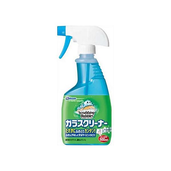 ジョンソン スクラビングバブル ガラスクリーナー本体 500mL ガラス用洗剤 掃除用洗剤 洗剤 清掃