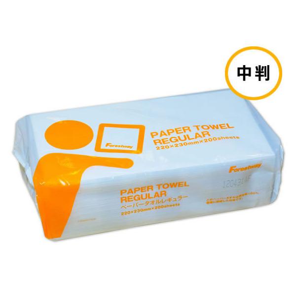 【仕様】●シートサイズ：幅２２０×長さ２３０（折時１１５）ｍｍ●個装サイズ：幅２２０×奥行１２０×高さ４５ｍｍ●厚み：３９ｇ／ｍ２●材質：再生紙●中判サイズ●注文単位：１パック（２００枚）　<ジェットプライス>
