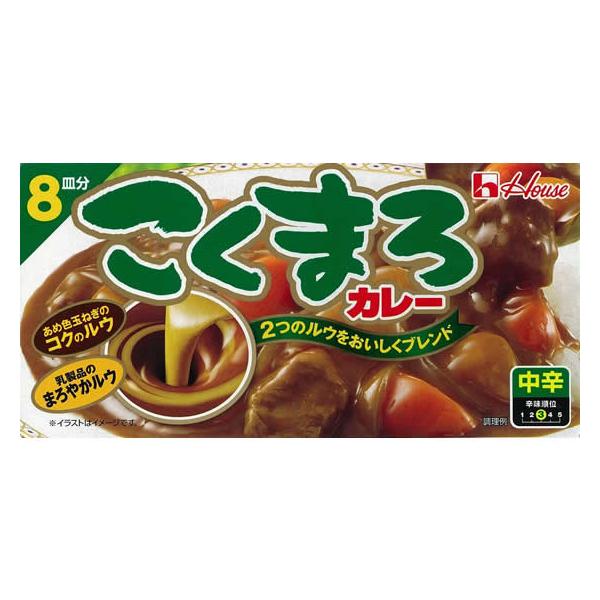 ハウス こくまろカレー中辛 140g