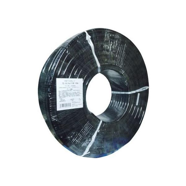�y�����񂹁z�`���_ TE�^�b�`�`���[�u 16mm�^100m �� TE-16-100 BK �`���[�u �z�[�X�� �����`���[�u �z�[�X �z�Ǎ�