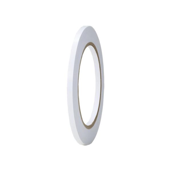 【商品説明】使いやすいやや薄手タイプの両面テープ。【仕様】●サイズ：幅５ｍｍ×長さ２０ｍ●厚さ：０．１ｍｍ●用途：ポスター類の掲示／小型プレートの接着／フィルムの貼り合せ／工作、手芸の仮止め・接着●材質：基材／紙、粘着剤／アクリル系粘着剤●...