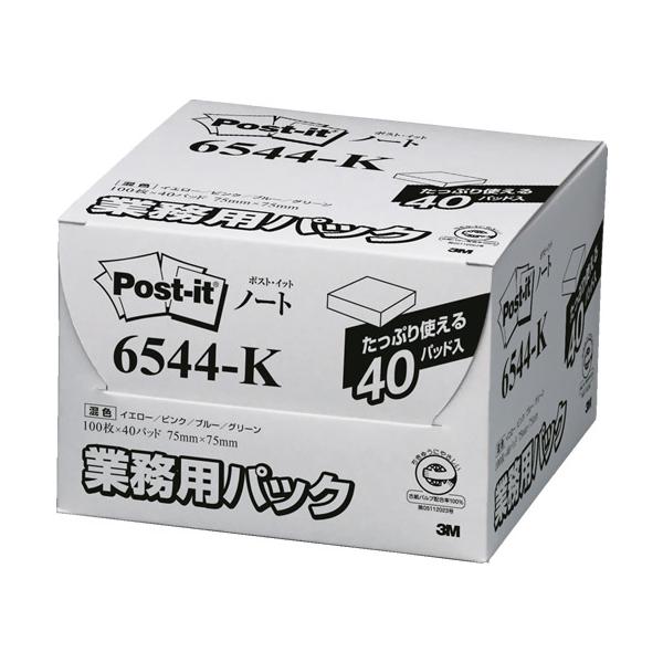 3M |XgECbg m[gƖp4FF 100×40pbh 6544-K ^ `^Cv m[g^Cvӂ CfbNX  m[g