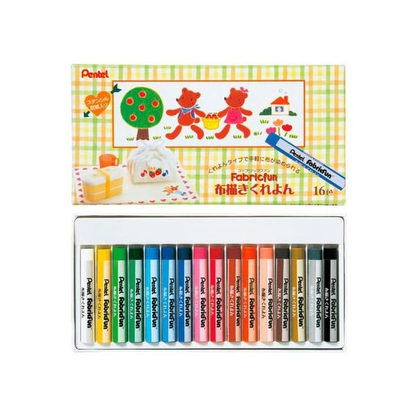 【商品説明】固形染色材で、くれよん、パスと同じ様に描けます。絵を描いたり、型紙で塗り込んだ後、布を上下から紙で挟み、アイロンをかけるだけで染まります。型紙付き。【仕様】●内容：１６色（しろ、きいろ、きみどり、みどり、みずいろ、あお、ぐんじょ...