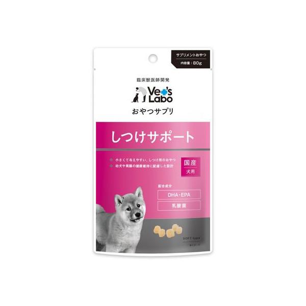 【お取り寄せ】ジャパンペットコミュニケーションズ おやつサプリ 犬用 しつけサポート 80g SOD1
