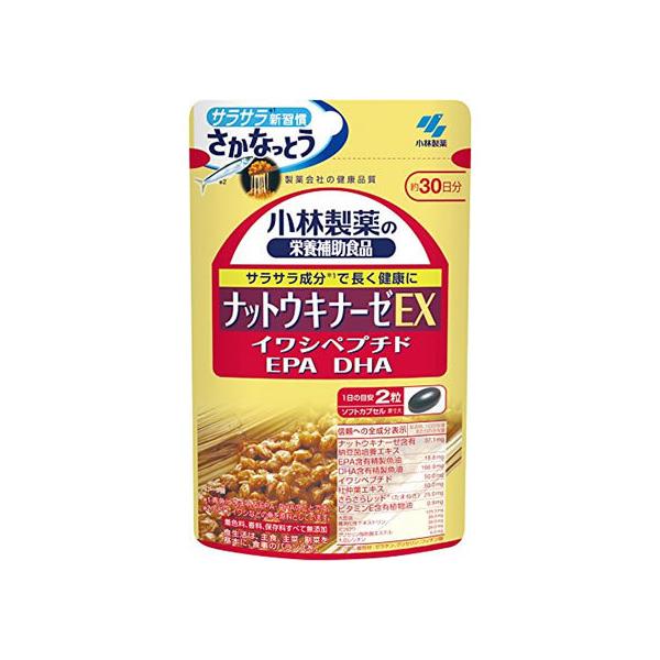 【仕様】●内容量：６０粒 （約３０日分）●一日の目安量：２粒●着色料、香料、保存料すべて無添加　[生産国：日本　商品区分：サプリメント　メーカー：小林製薬株式会社　広告文責：フォーレスト株式会社　0120-40-4016]　<ジェット...