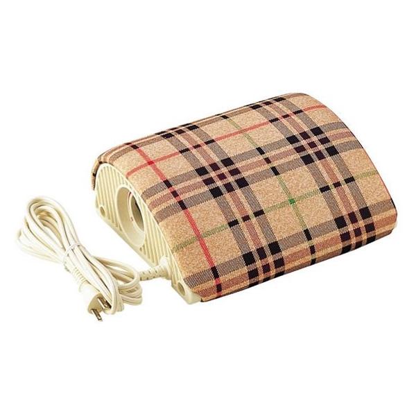 【商品説明】チェック柄　温度調節付（強中弱）　消費電力：６０Ｗ【仕様】●コード長：２．９ｍ●消費電力：６０Ｗ●温度調節可能●製品質量：約１．１ｋｇ●個装質量（約）：約１．１５ｋｇ●個装サイズ（約）：約２７０（Ｗ）×２２０（Ｄ）×９０（Ｈ）ｍ...
