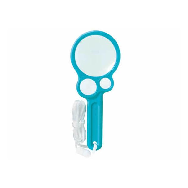 【商品説明】レンズに目を近づけて観察する正しい観察方法が学べます。傷がつきにくく鮮明なレンズ。観察時に携帯しやすい安全ネックストラップ付名前シール付き【仕様】●サイズ：幅５５×奥行８×高さ１３２ｍｍ●重量：３５ｇ（本体のみ）●材質：本体／Ｐ...