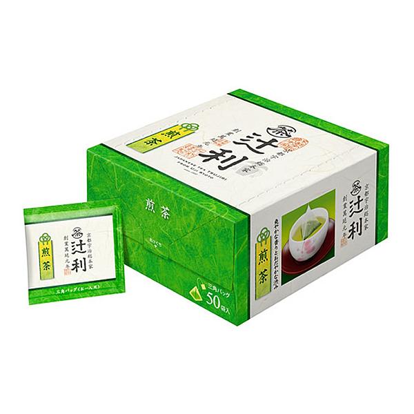 他サイト： 片岡物産 辻利 三角ティーバッグ 煎茶 50袋 ティーバッグ 緑茶 お茶 飲料の商品画像