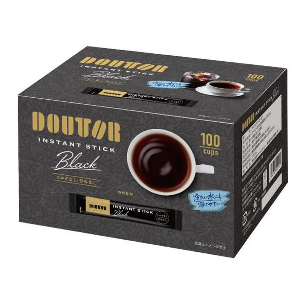 ドトールコーヒー インスタントスティック ブラック 100P 21011