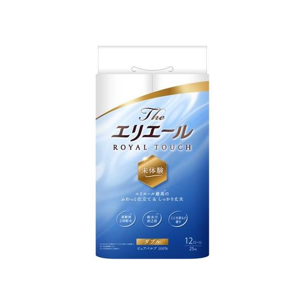 他サイト： 大王製紙 エリエール Theエリエール トイレットティシュー ダブル 12ロールの商品画像