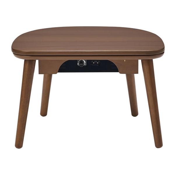 【商品説明】とにかく小さい！限られたスペースにはもちろん、広いお部屋は広々使える。　専用のこたつ布団が不要！ブランケットや毛布をかけて手軽に暖をとれる。　足先が冷える方の足元のピンポイント暖房に。　ローテーブルや、ネストテーブルなど、サブテ...