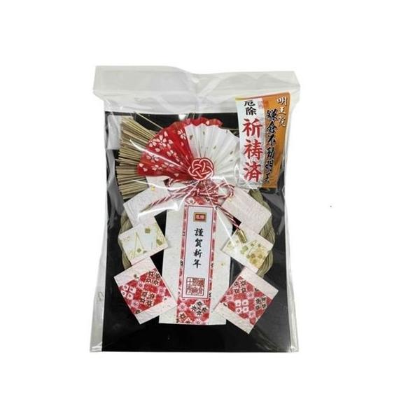 【商品説明】●厄除け飾り。　●鎌倉五大堂明王院にて御祈願いただいています商品です。【仕様】【使用方法】玄関ドアに飾る　●サイズ（横×縦）：２００×３００ｍｍ　●厚さ：３５ｍｍ　●材質：水草　●生産国：中国　<ジェットプライス>