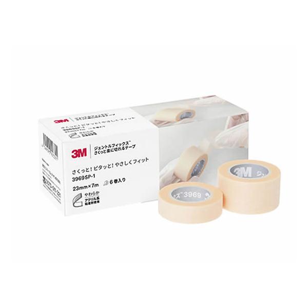 他サイト： 【お取り寄せ】3M ジェントルフィックス さくっと楽に切れるテープ 3969SP1 6巻の商品画像