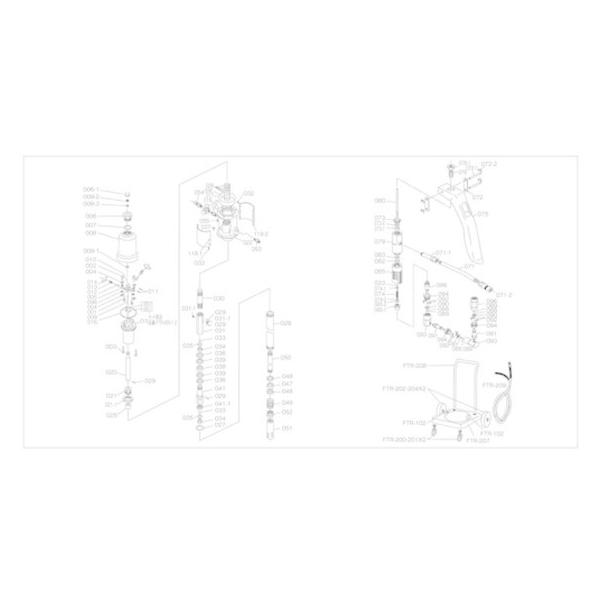 �y�����񂹁zTRUSCO FTR65G�p �^���N FTR-206 �O���X�K�� ���p������ �X�v���[ �I�C�� �O���[�X ���� �ڒ� ��C �n��