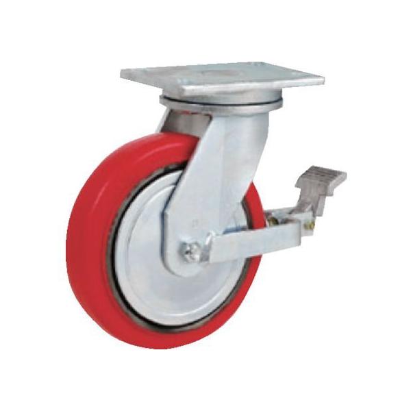 �y�����񂹁zTRUSCO �d�ʃL���X�^�[ ����SP�t 125MM �ώ��E���^���ԗ�345KGF HR HM125345PCI-TG-WB �L���X�^�[ ➑� �@�\���� ����