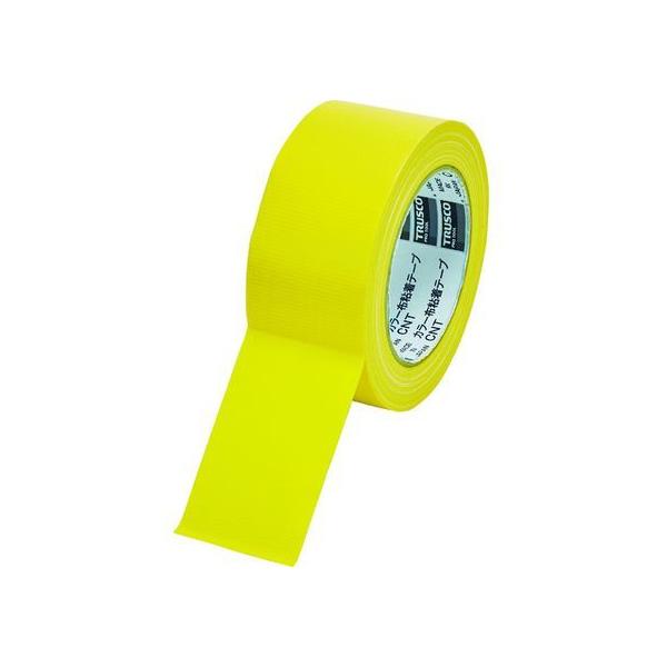 y񂹁zTRUSCO J[zSe[v 50mm25m CG[ CNT-5025-Y ze[v Ke[v Se[v 