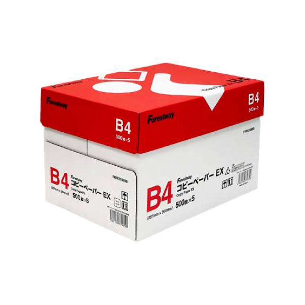 新品未開封　コピー用紙 B4 ホワイト  1箱2500枚入を6箱セット　OA用品　紙 jetprice_b66916