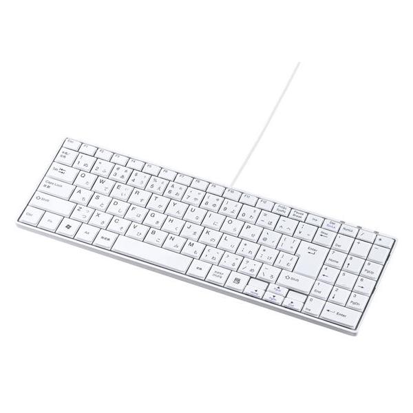 �y�����񂹁z�T�����T�v���C USB�X�����L�[�{�[�h �e���L�[�t�� �z���C�g SKB-SL17WN