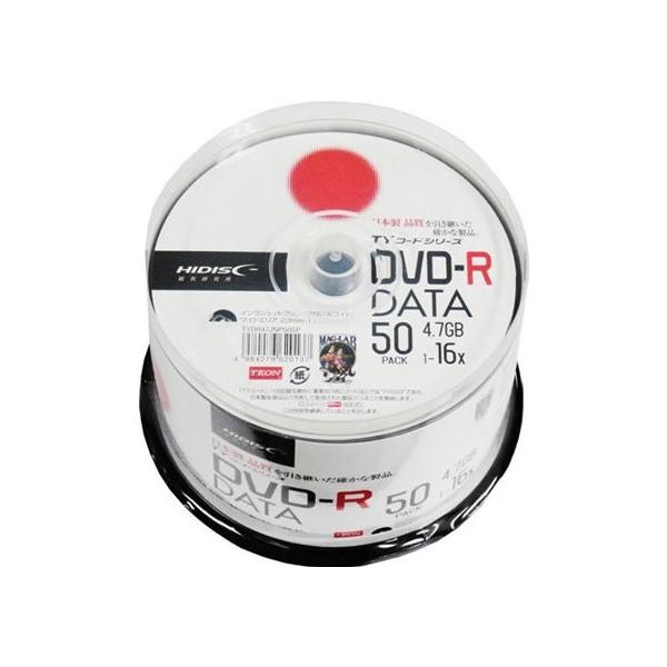 HIDISC TYV[YDVD-Rf[^p 4.7GB 16{ 50 f[^pcuc f[^pfBA L^fBA [J[h Ɠd