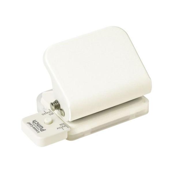 他サイト： ソニック ルーズリーフパンチ 6穴式 ホワイト コンパクト SP-8701-W 多穴パンチ 文具 事務の商品画像