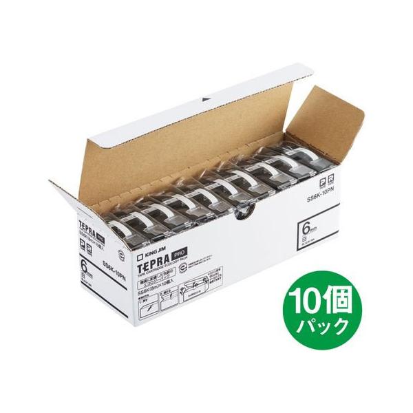 �L���O�W�� �e�v��PRO�e�[�v6mm ���^������ 10�� SS6K-10PN �� �z���C�g �e�v���o�q�n�e�[�v �L���O�W�� �e�v�� �����@��