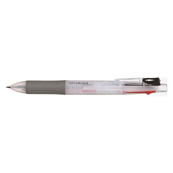 多色ジェルボールペン サラサ4 [黒/赤/青/緑] 0.5mm 白 J4J1-W