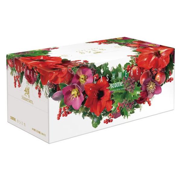 【商品説明】●帝国ホテルのロビー装花などを担う、花のプロ　第一園芸　が監修のクリスマスリースデザイン。　冬の赤い花を中心に、華やかに自宅や店頭のクリスマスらしさを演出。●「鼻かみ」だけではなく、化粧直し、ティッシュオフなどで活躍するロングセ...