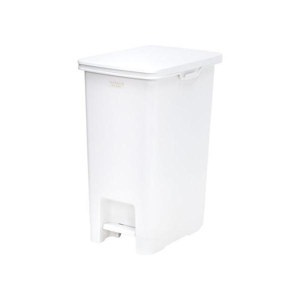 他サイト： 【お取り寄せ】天馬 ペダル式 ゴミ箱 フタ キャスター付き 30L ホワイト ペダルオープンタイプ ゴミ箱 ゴミ袋 清掃の商品画像