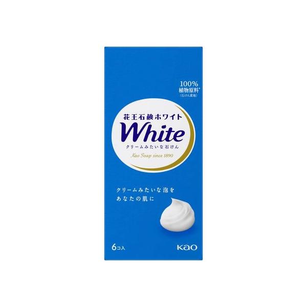 KAO 花王石鹸ホワイト 普通サイズ 6コ箱